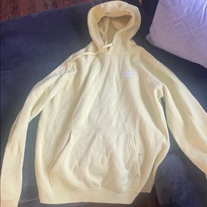 Neon yellow Nike hoodie